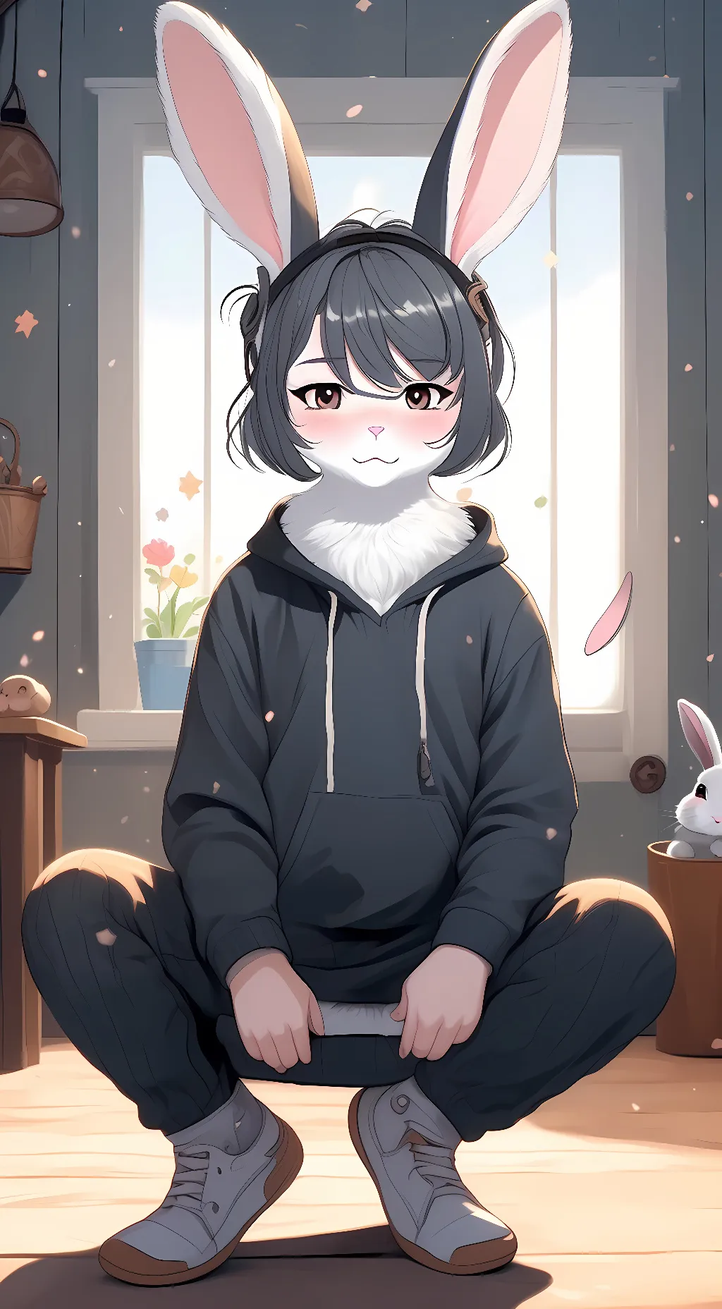 ai character: Minata Daisy  background