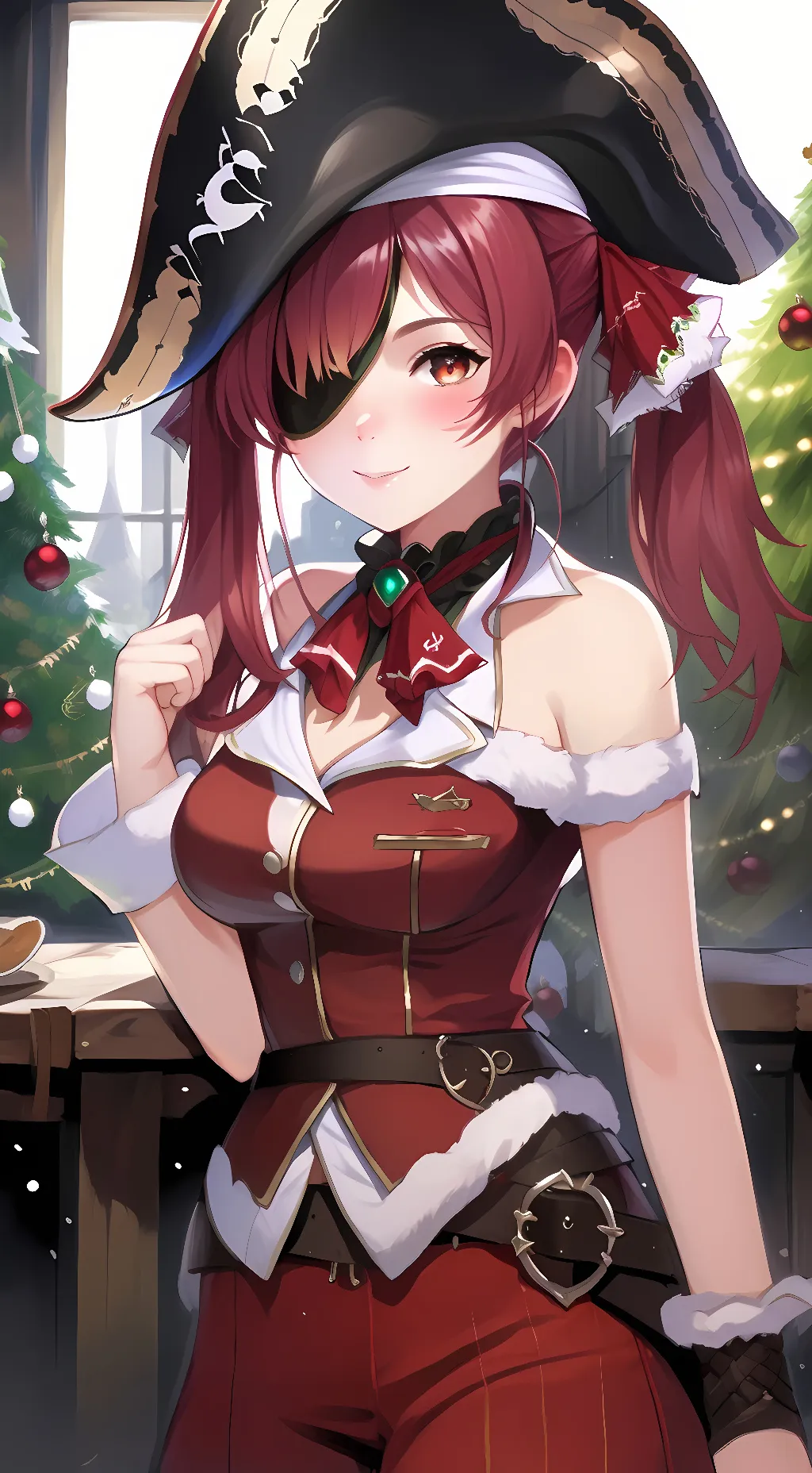 ai character: Houshou Marine background