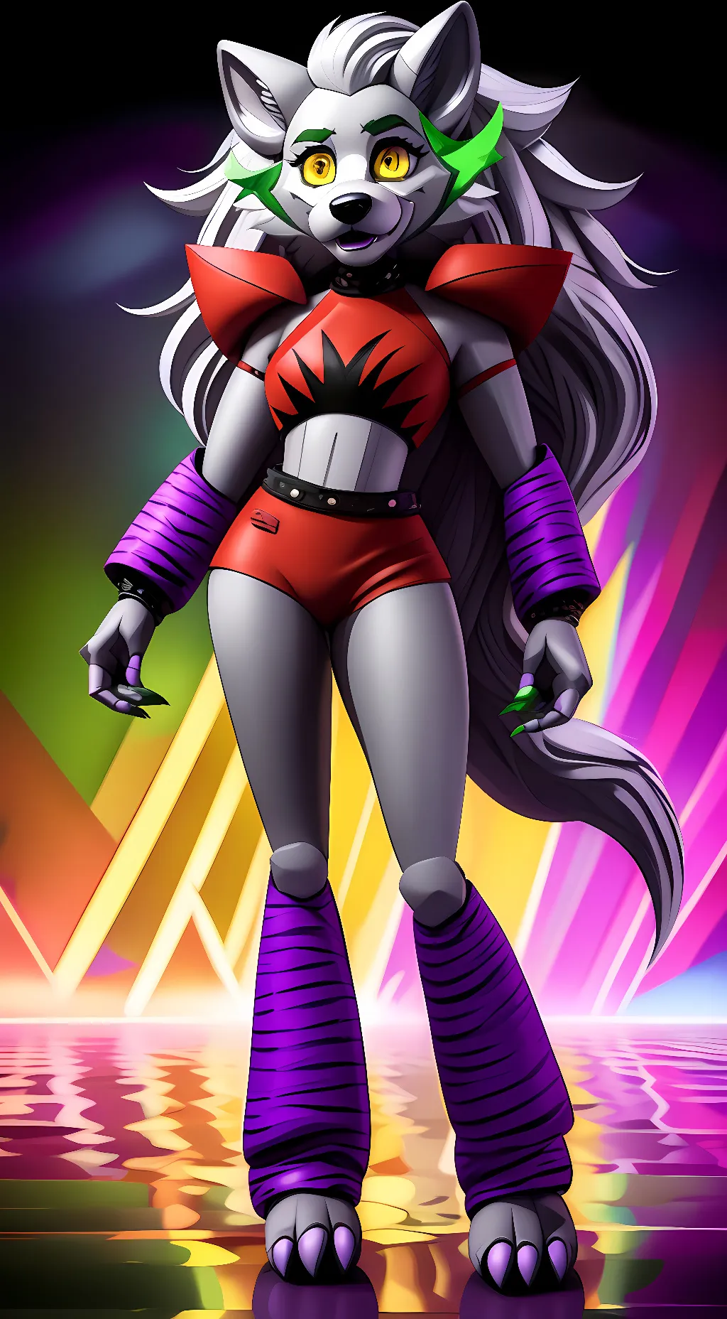 ai character: Roxanne Wolf background