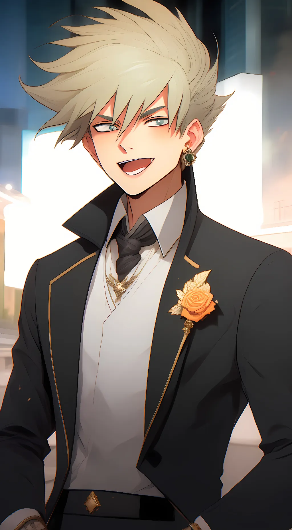 ai character: Kitsuki Bakugo  background