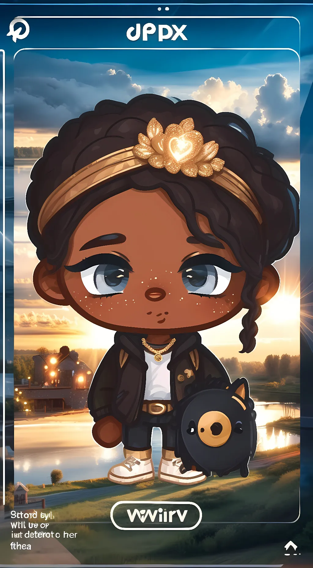 ai character: your sister  background