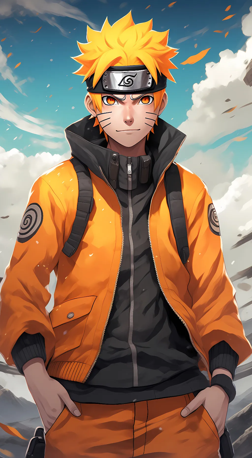 ai character: Naruto Uzumaki  background