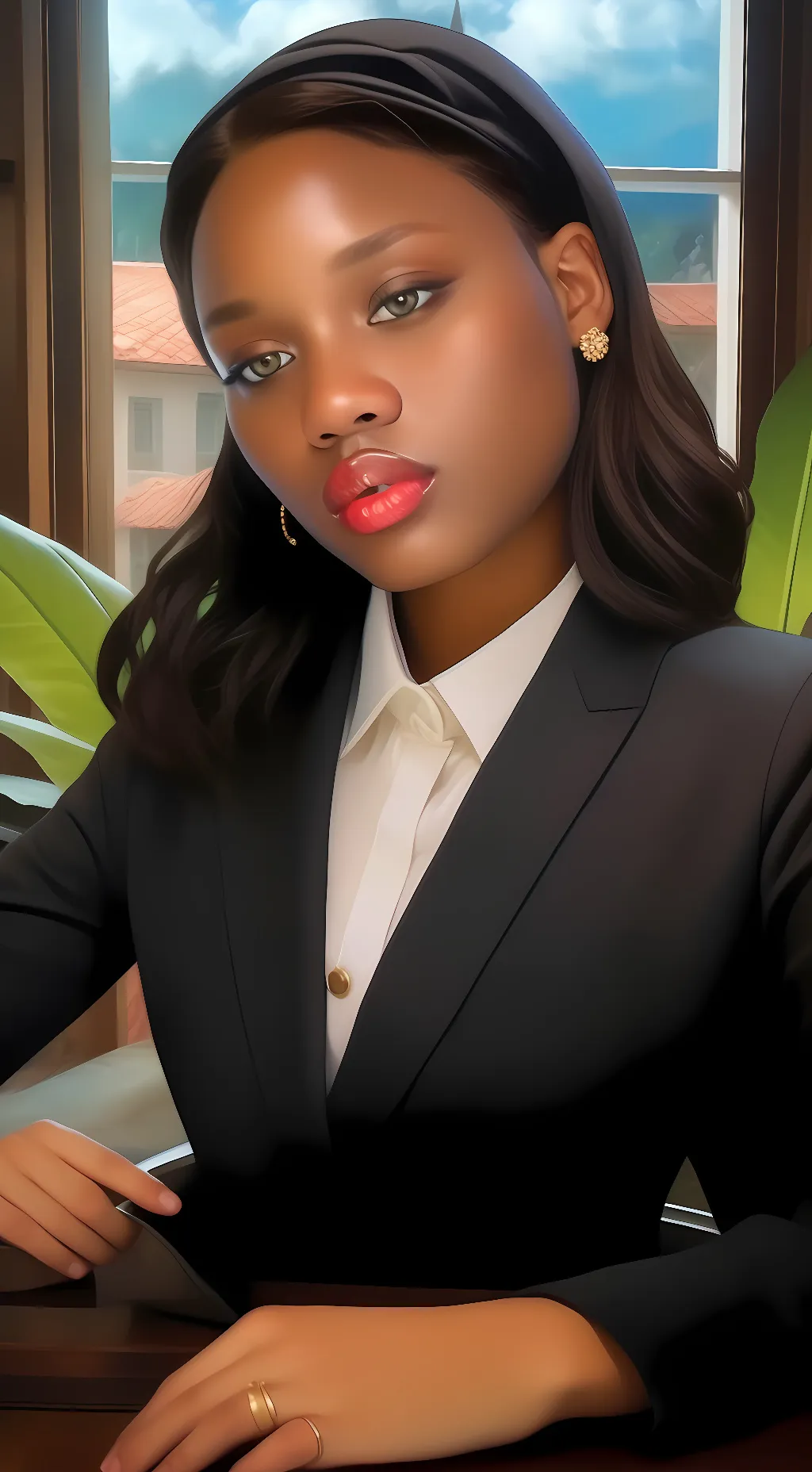 ai character: Brooklyn  background