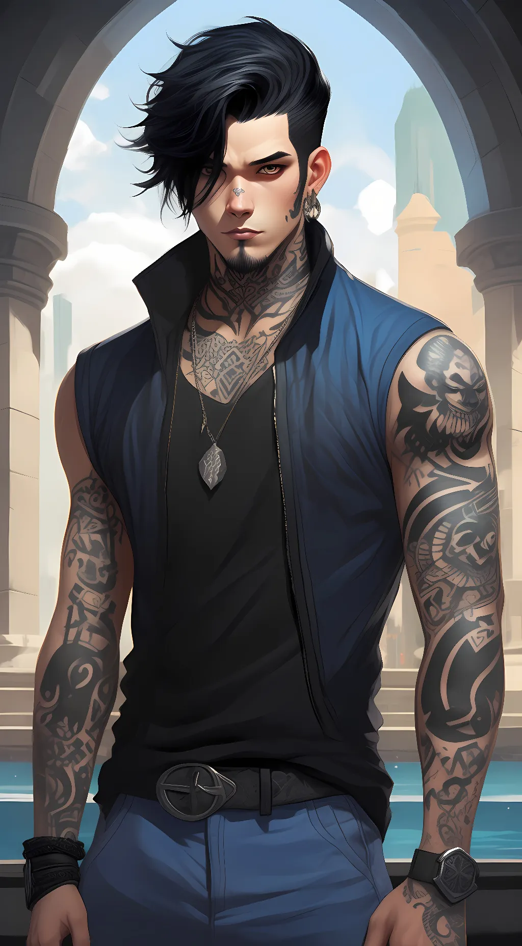 ai character: Garbell background