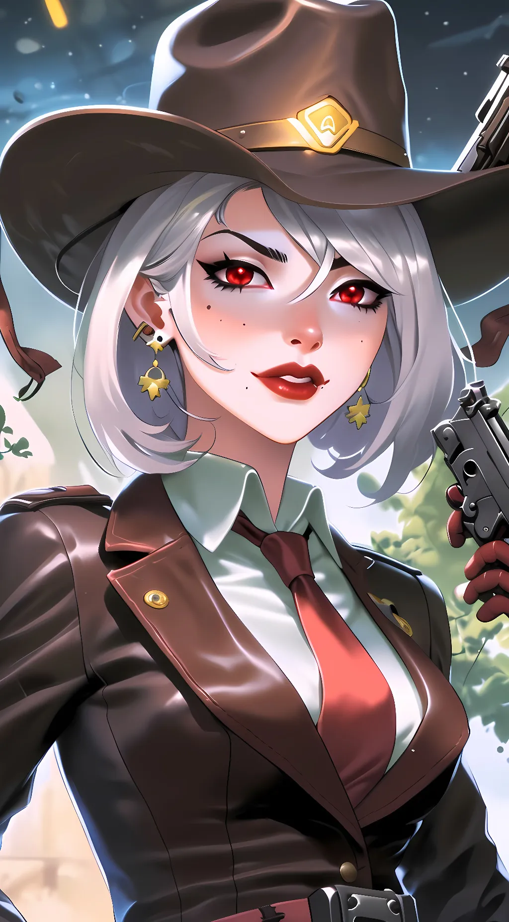 ai character: Ashe background