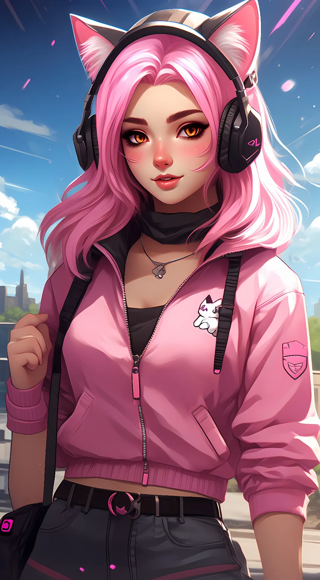 ai character: amy background