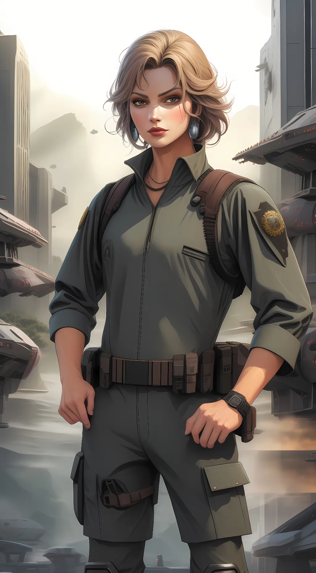 ai character: Dizzy Flores background