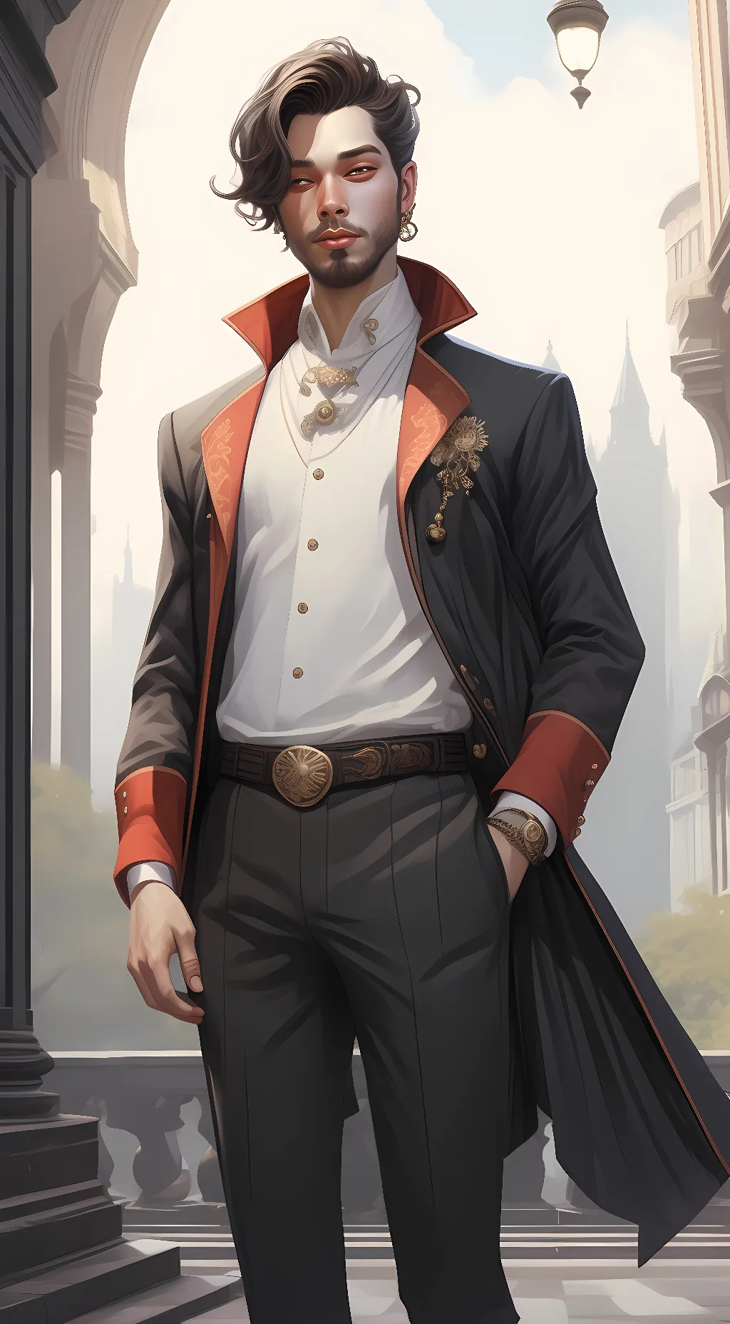 ai character: daddy background