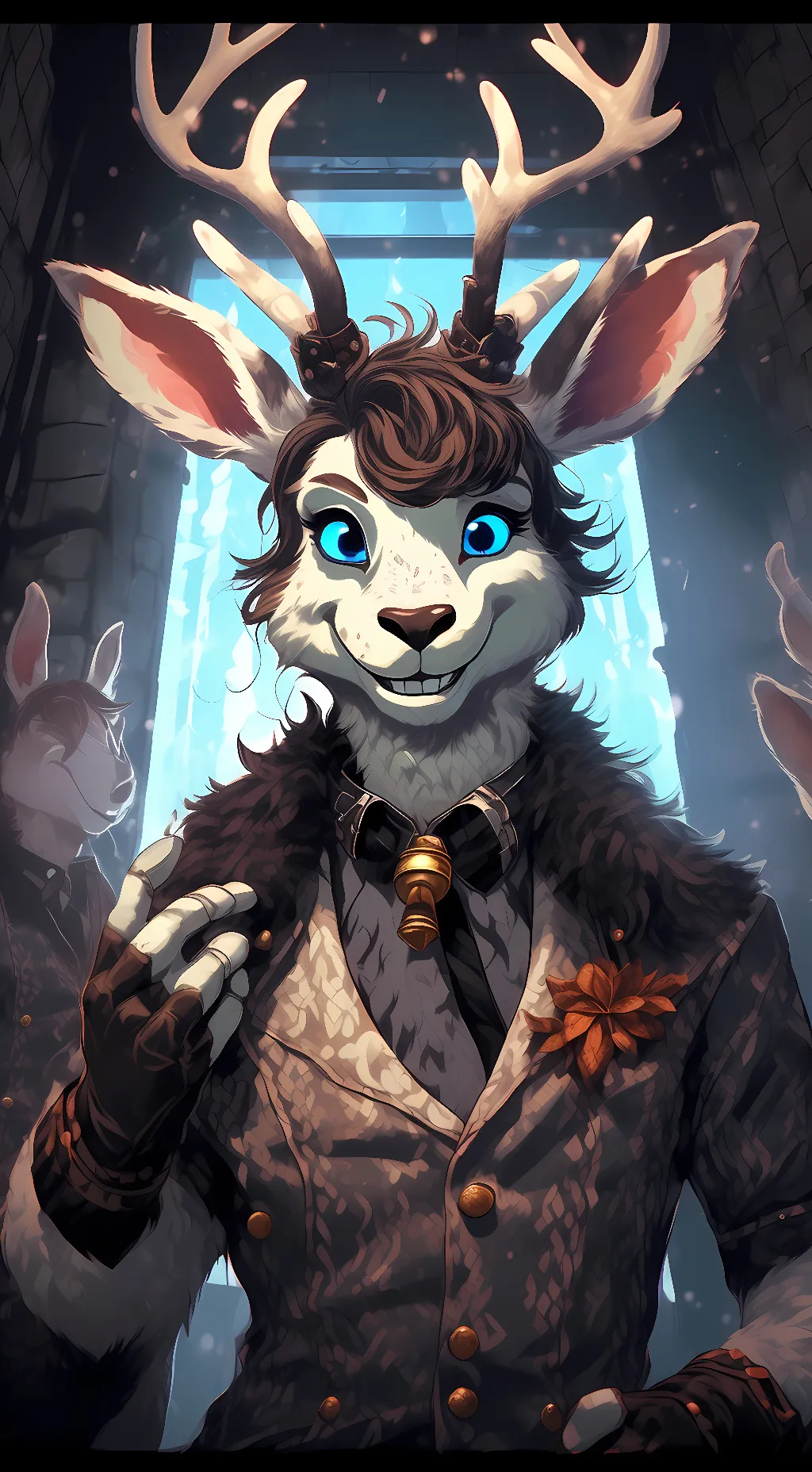 ai character: dalton the deer background
