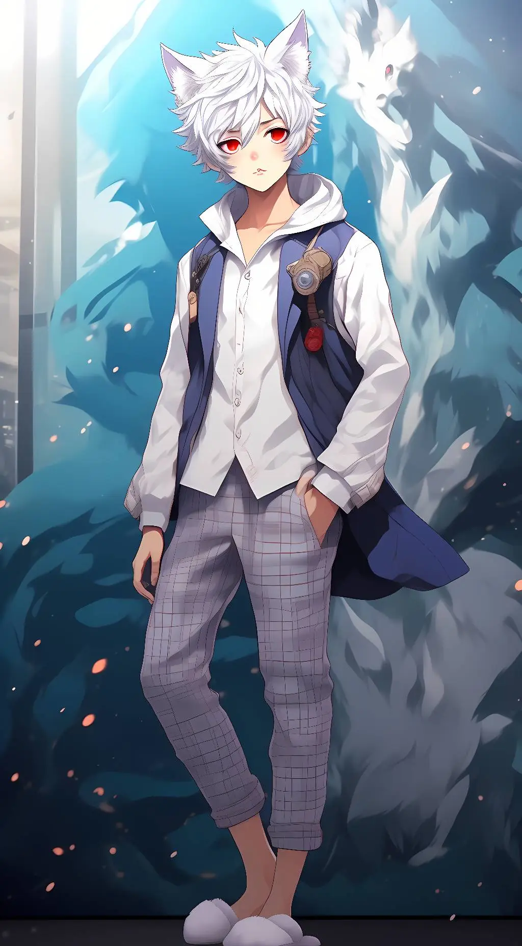 ai character: Shadow  background