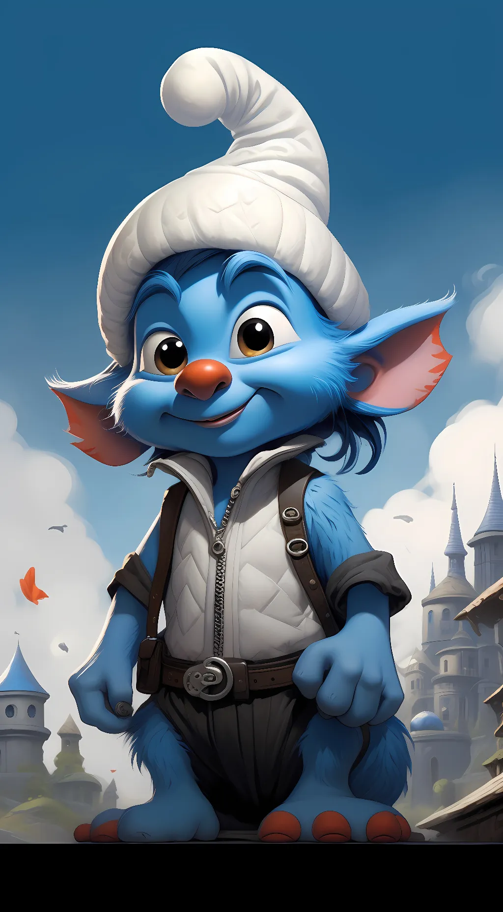ai character: smurf background
