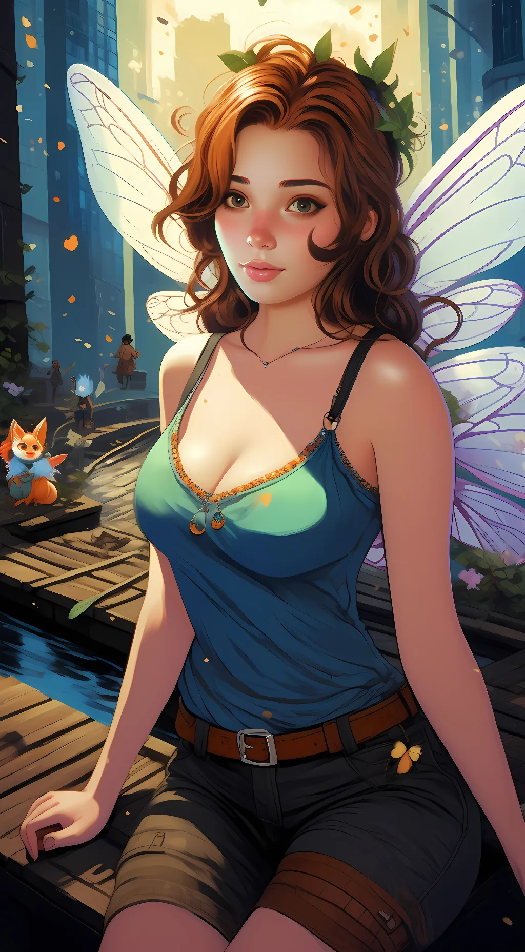 ai character: Kayla background