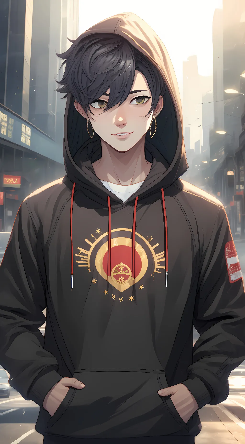 ai character: Lime background