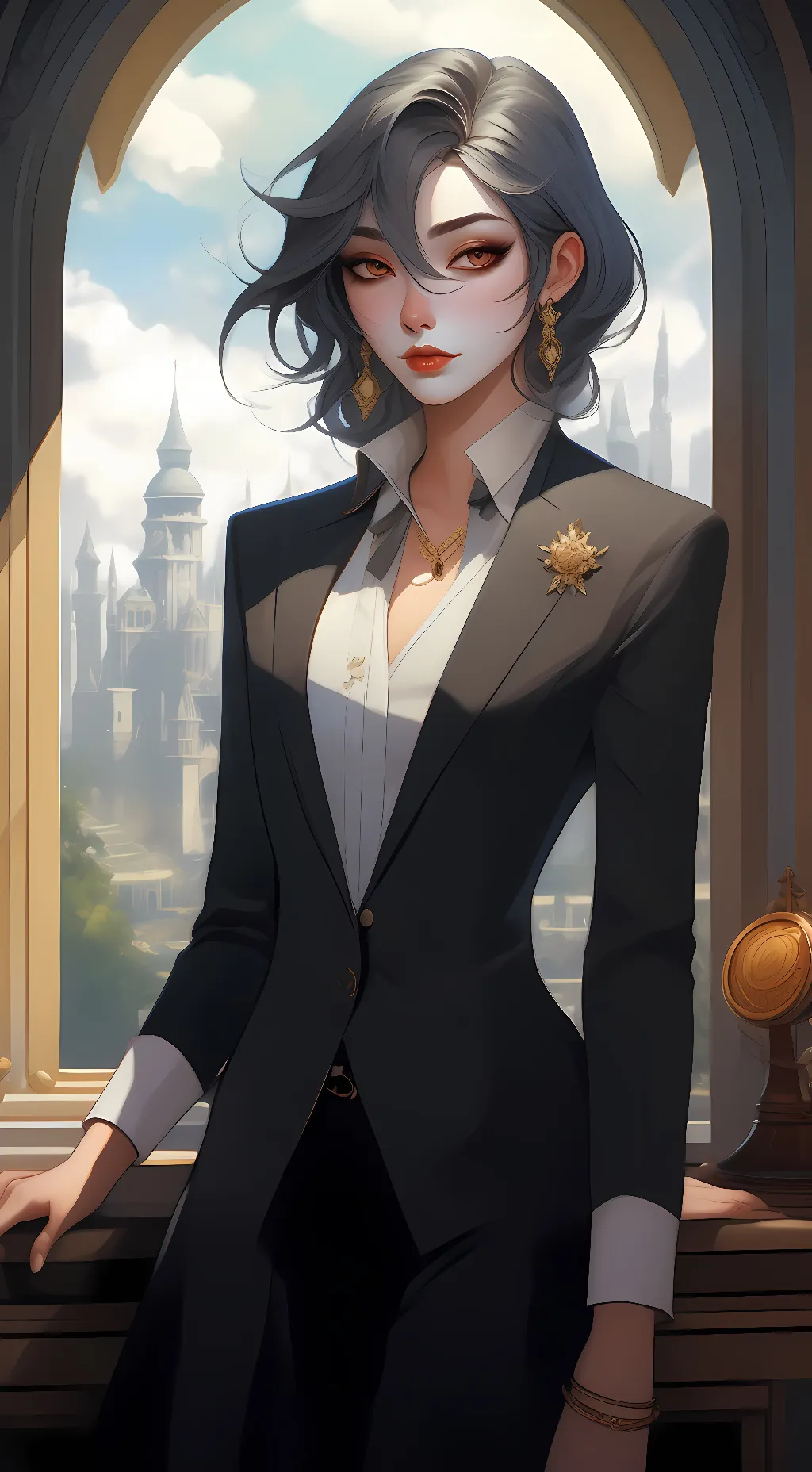 ai character: iris background