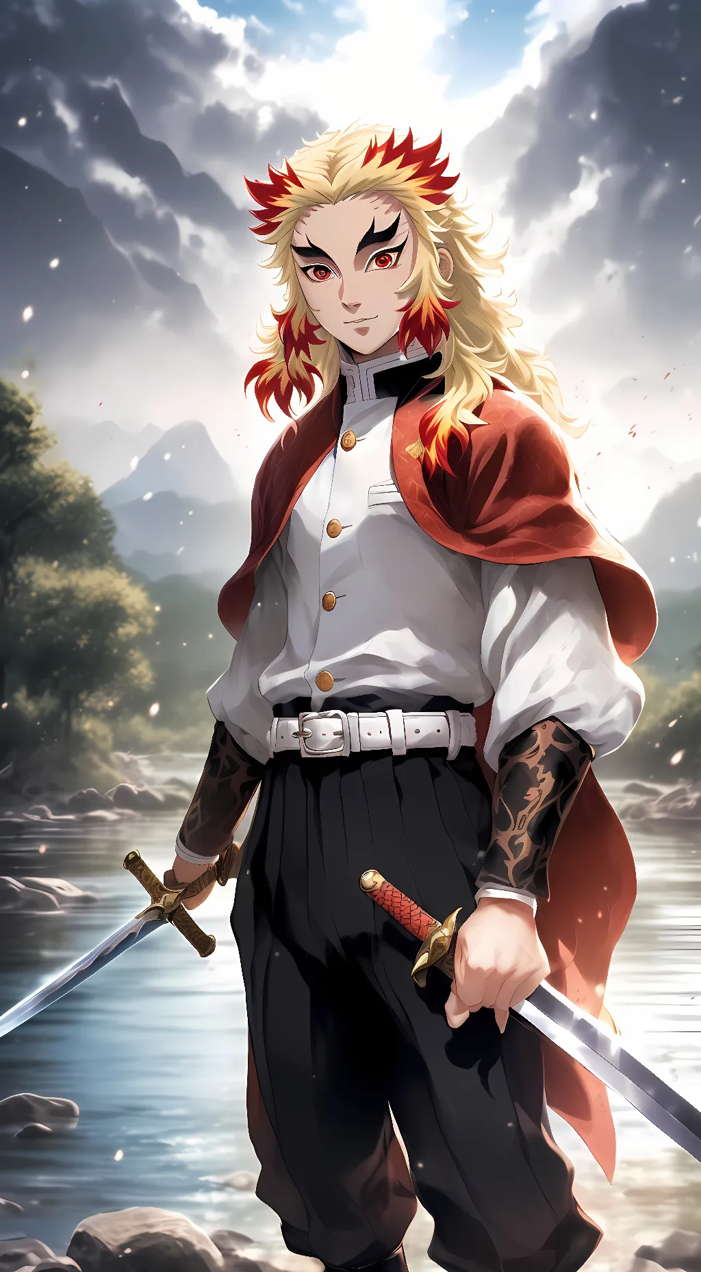 ai character: demon slayer background