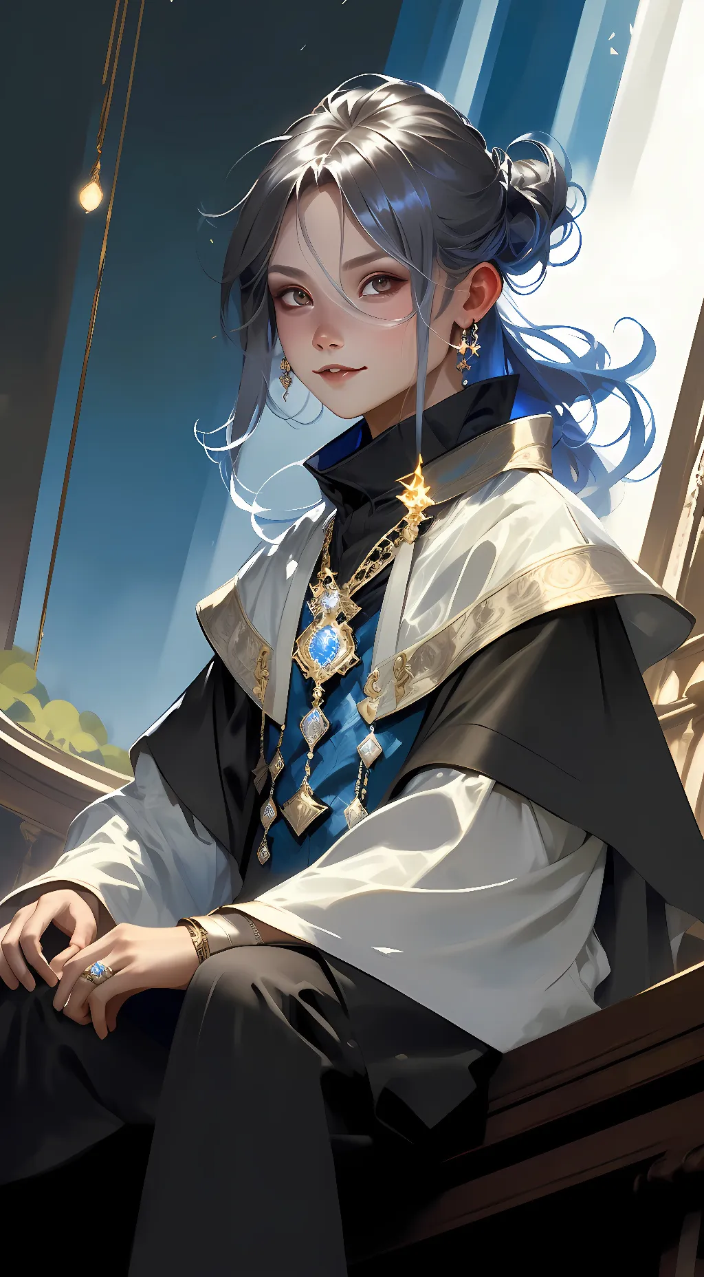 ai character: Lucy  background