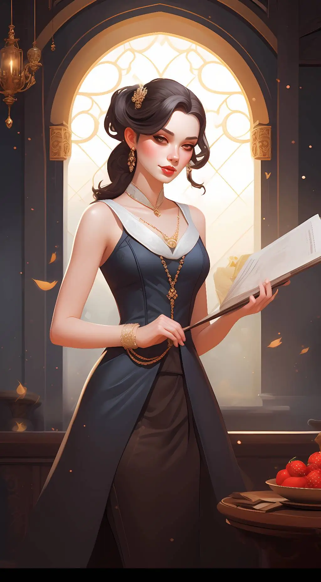 ai character: Mia Barber background