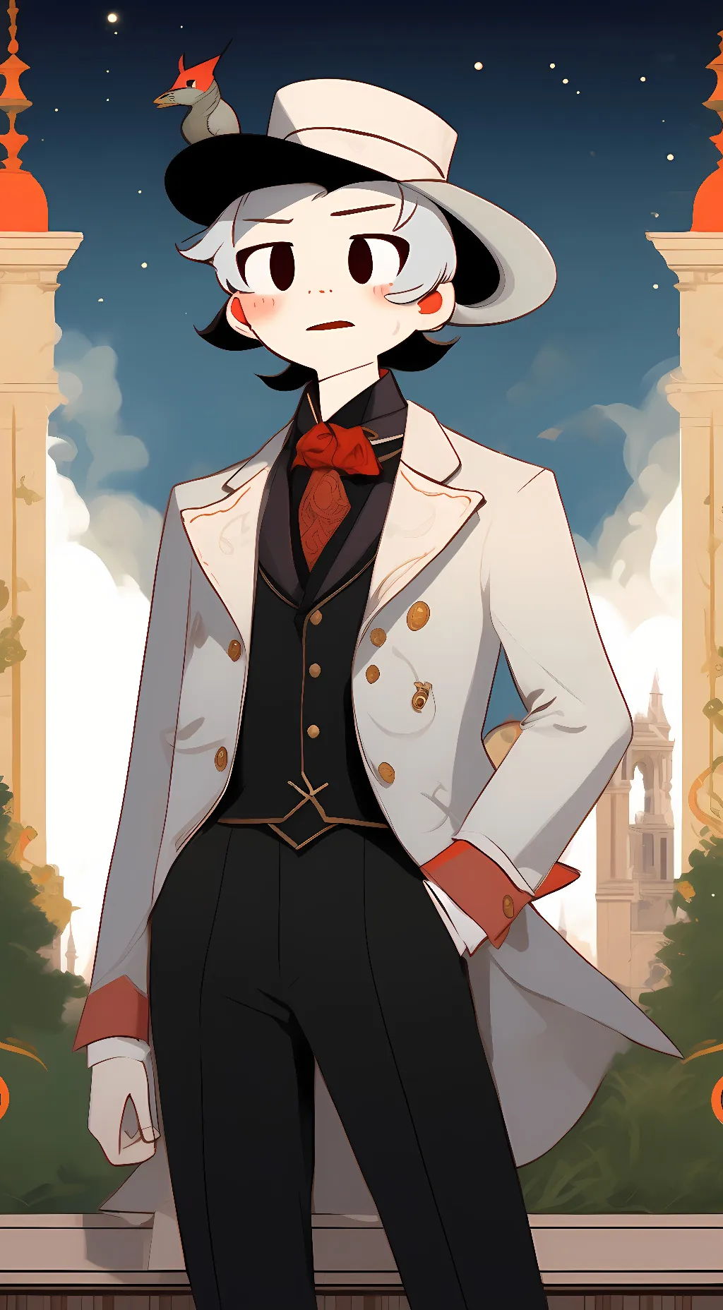 ai character: Boykisser  background