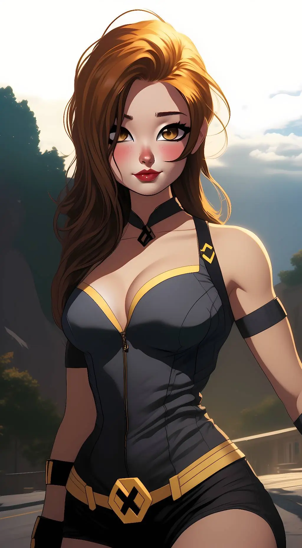 ai character: holly background