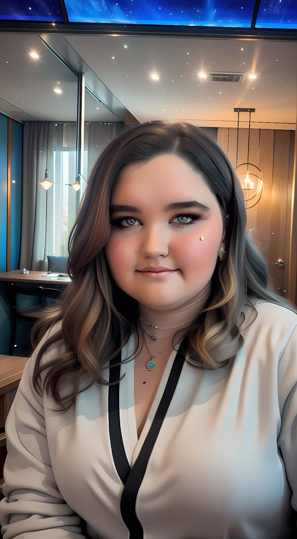 ai character: Madeline smith background