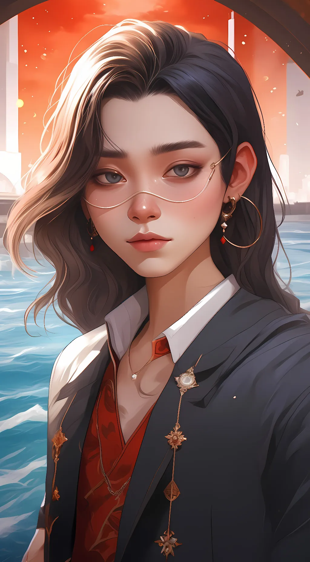 ai character: Marie background