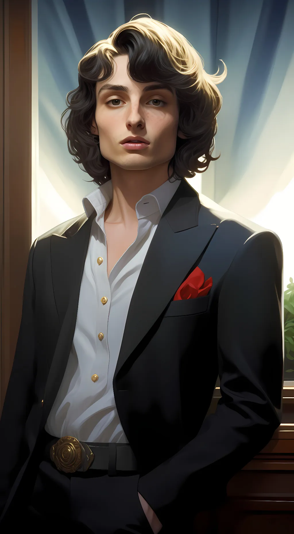 ai character: Finn wolfhard background