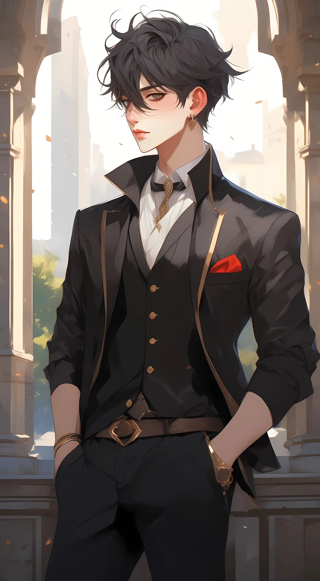 ai character: June  and Lana  background