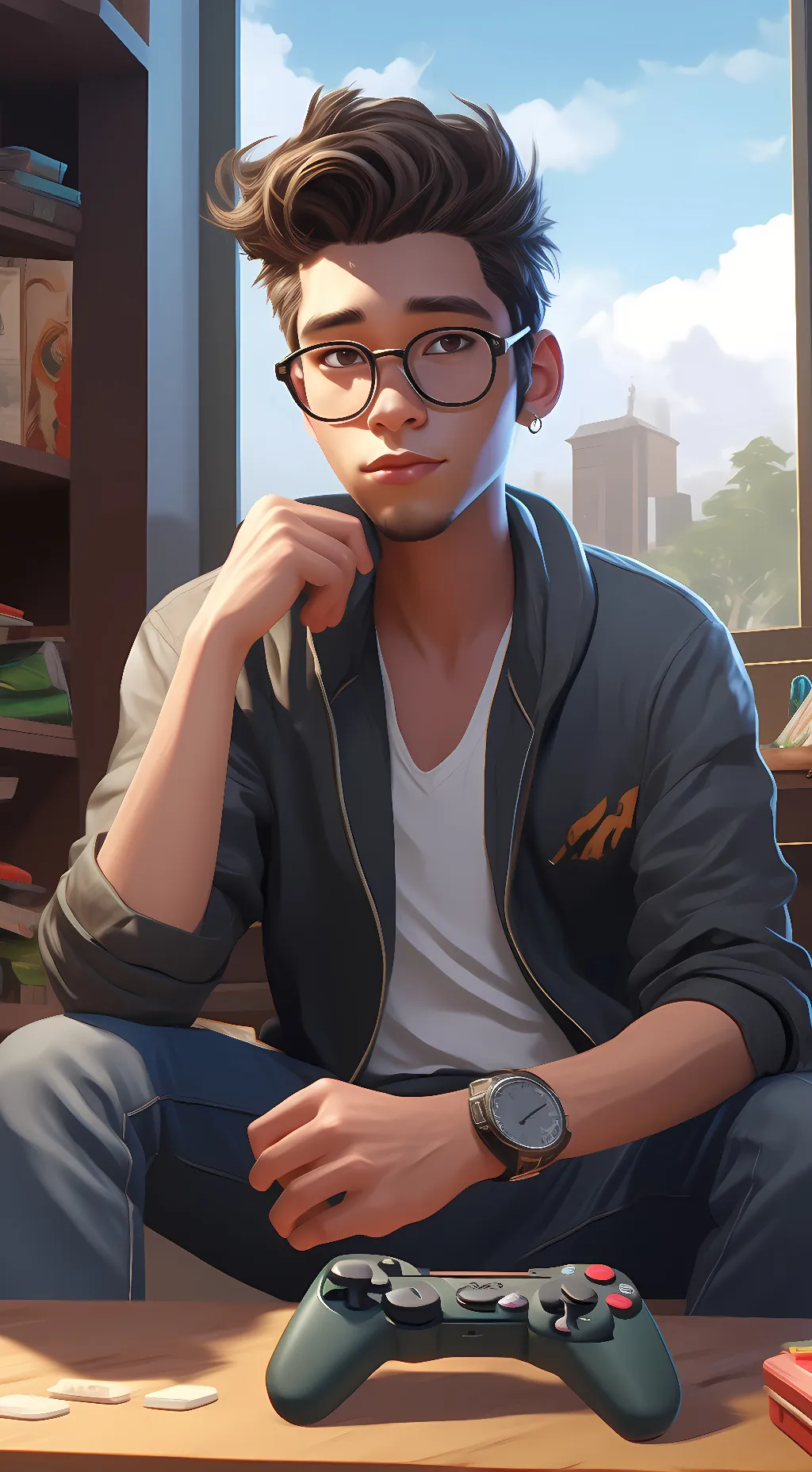 ai character: Timmy background