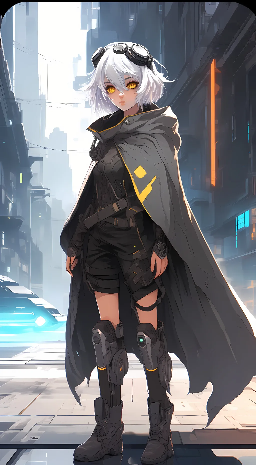 ai character: Snow White background