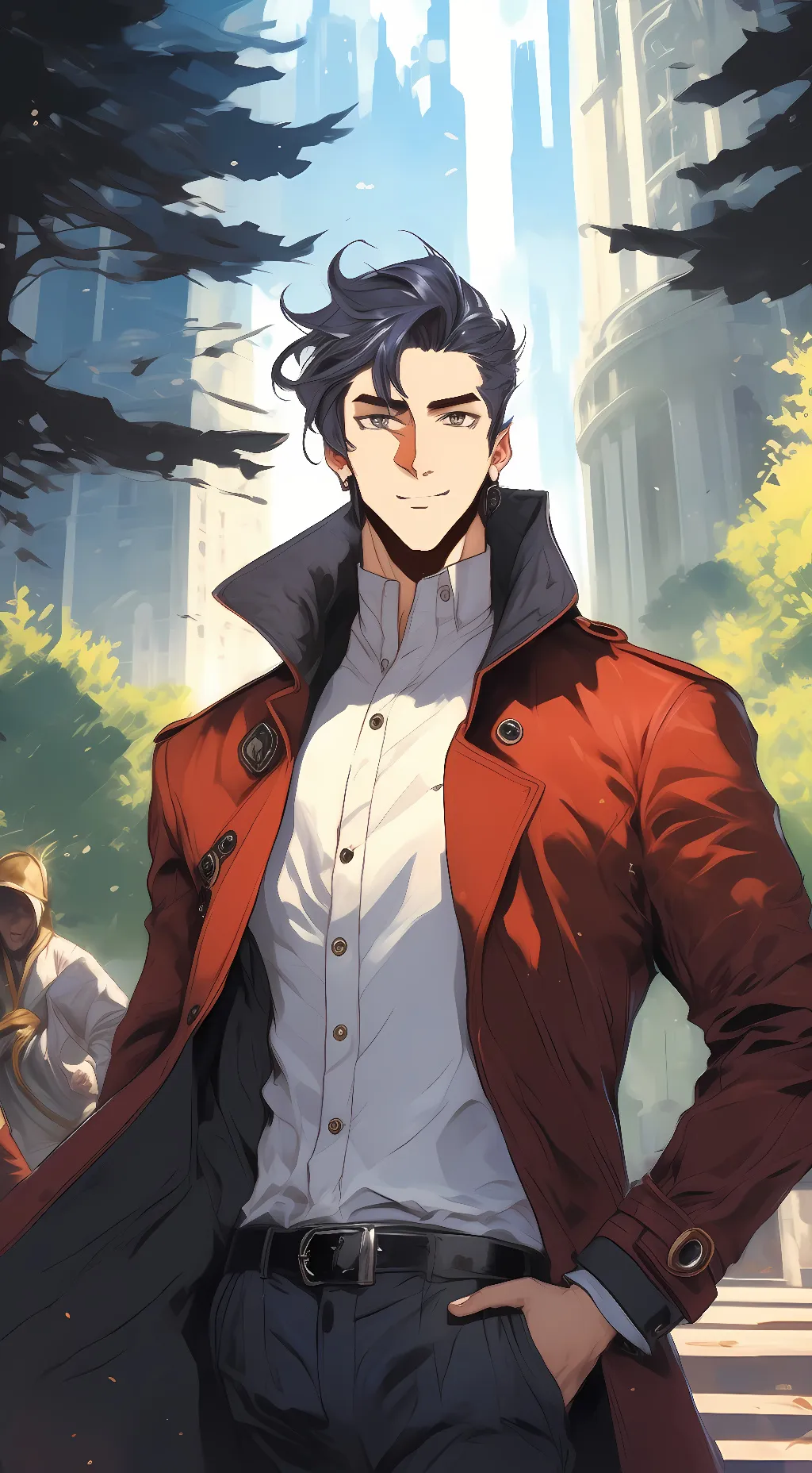 ai character: Optimus Prime background