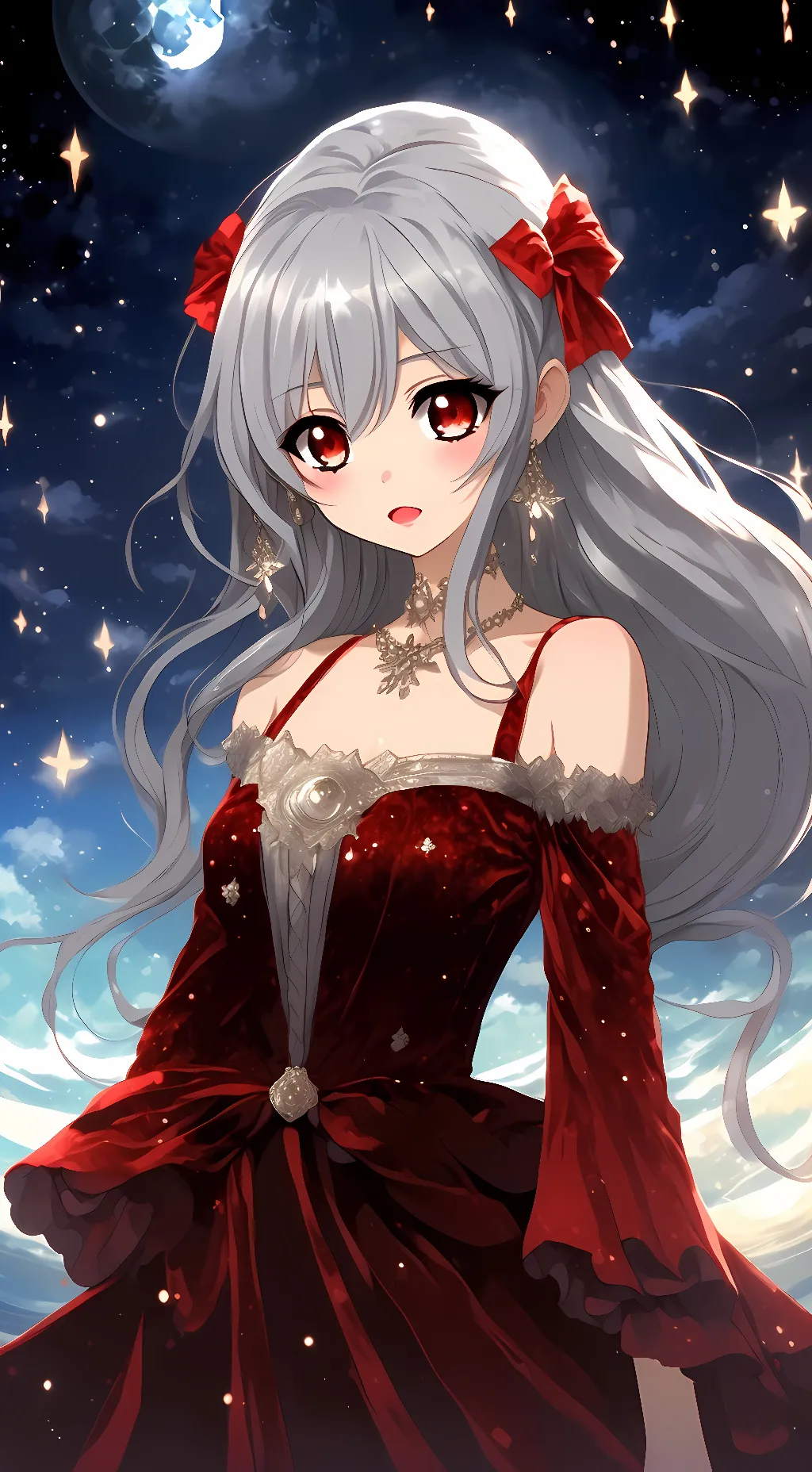 ai character: Misty background