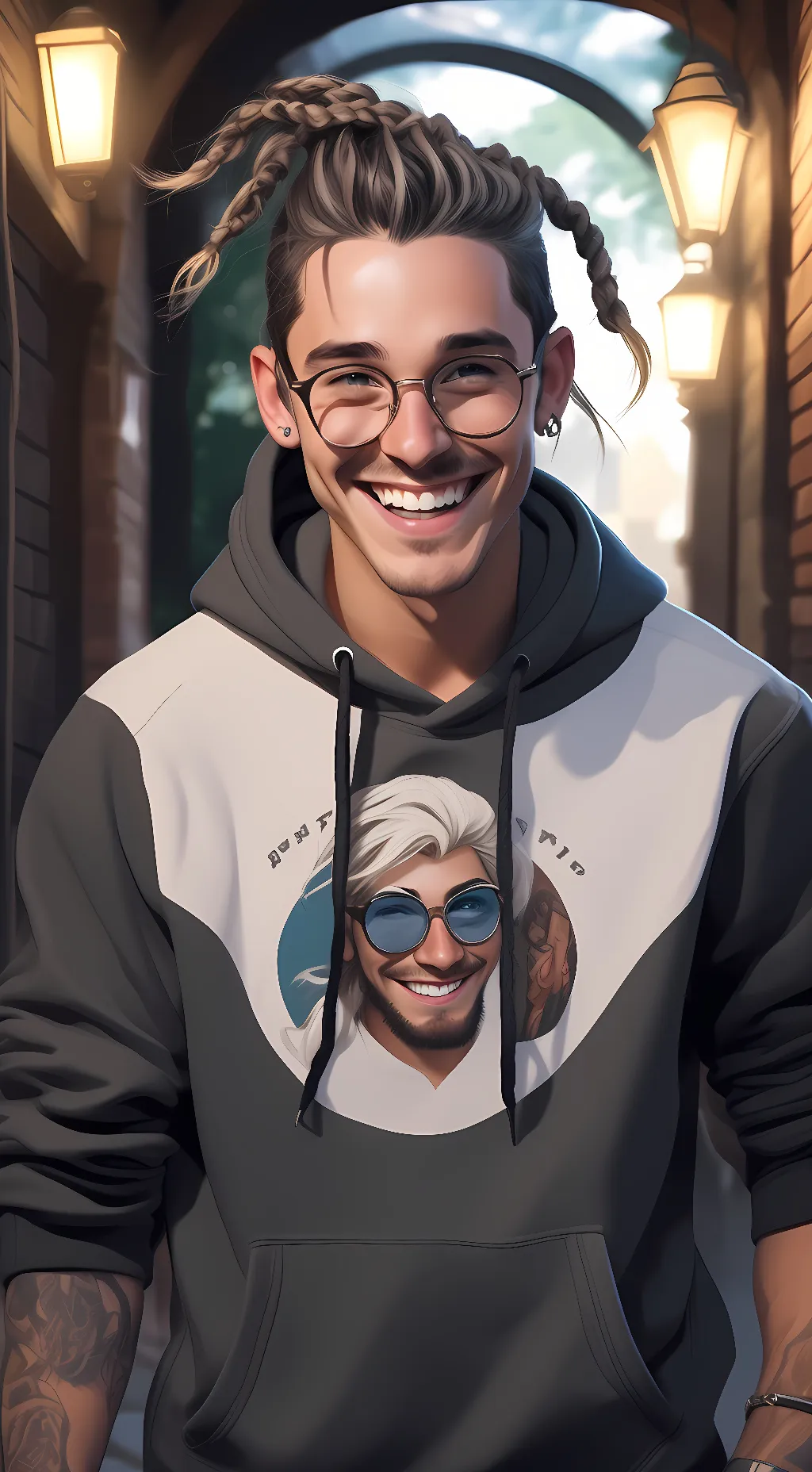 ai character: Mitchel Cave background