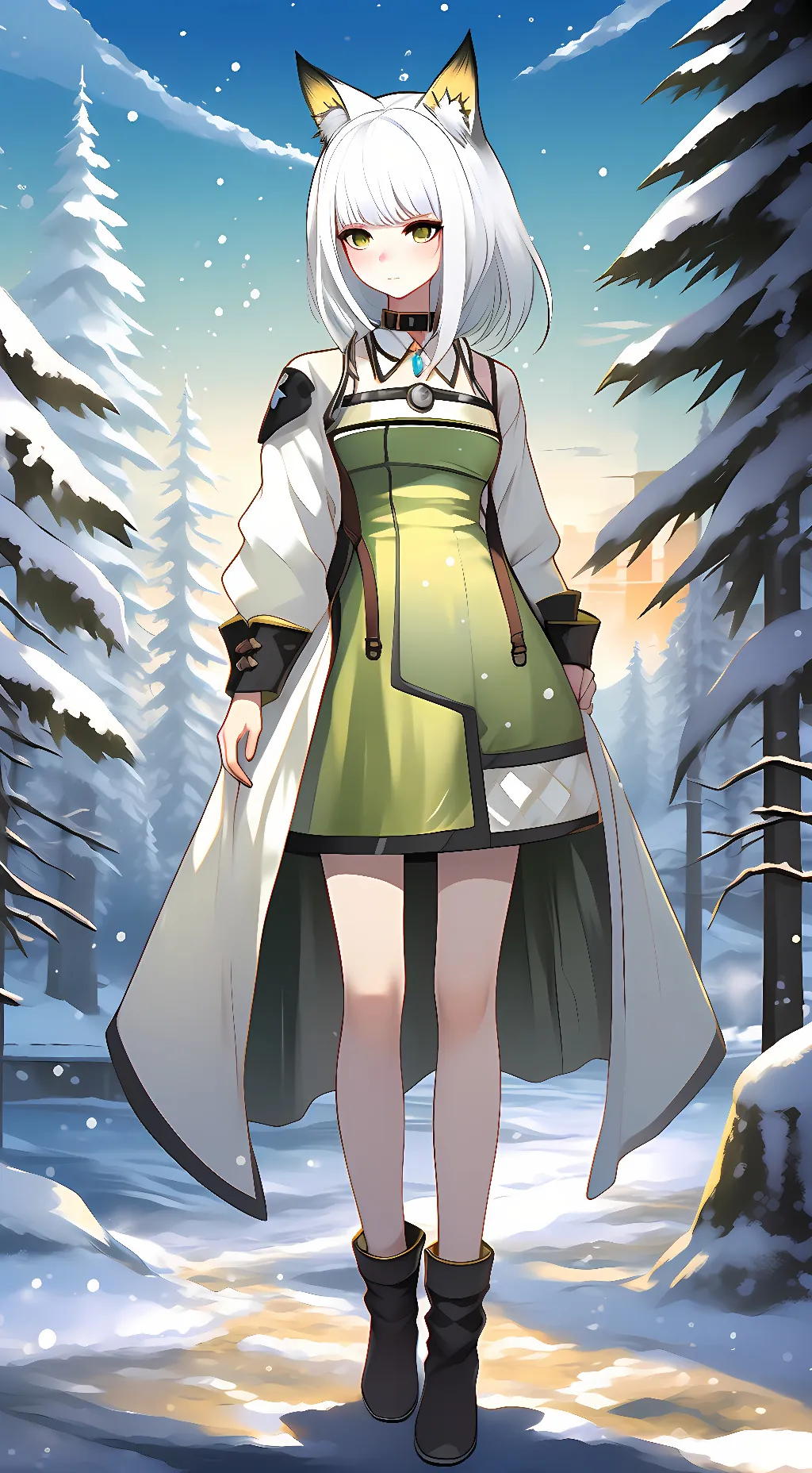 ai character: Kal'tsit  background
