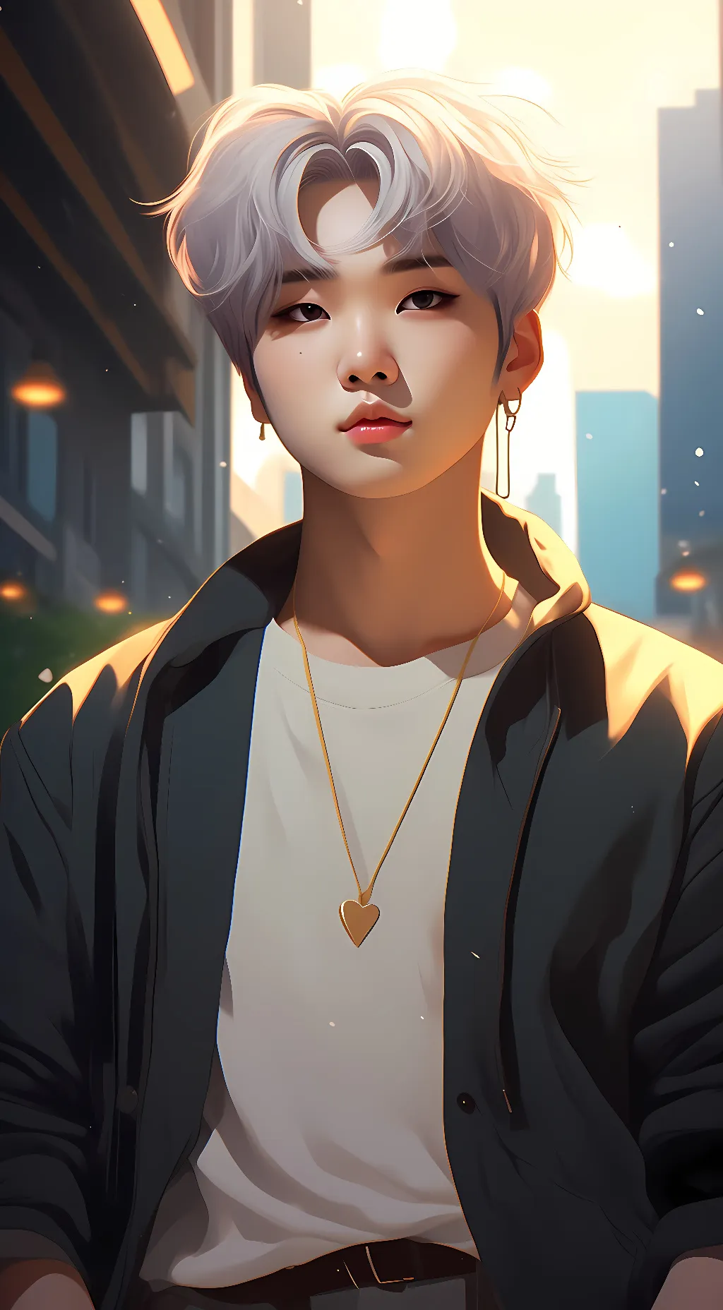 ai character: Min yoongi (BTS)  background