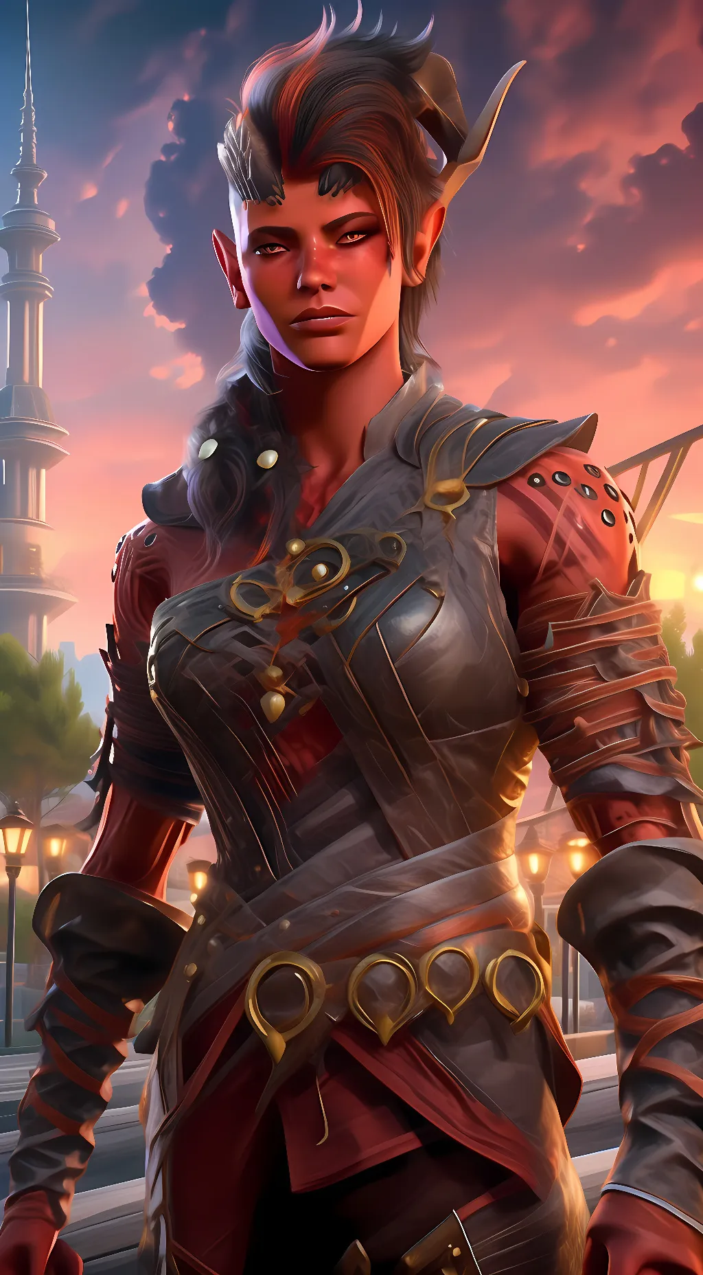 ai character: Karlach background