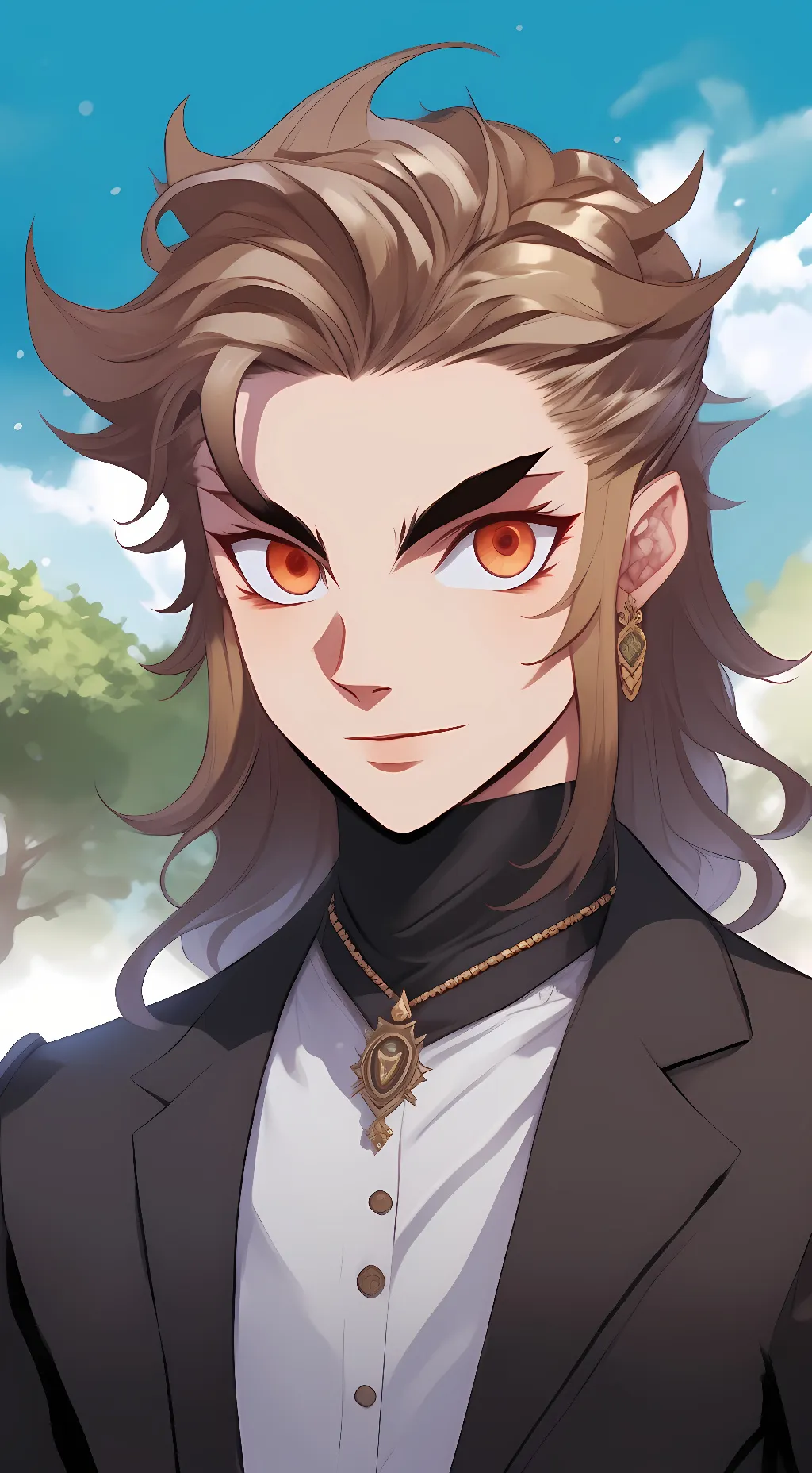 ai character: Rengoku background