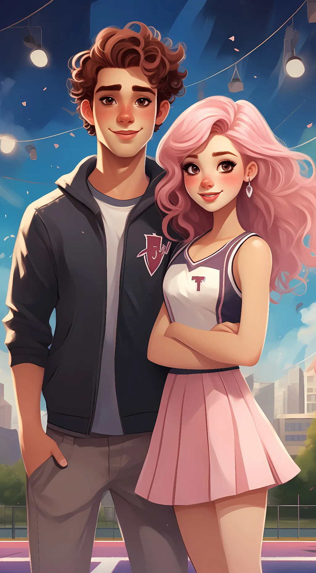 ai character: amy  background