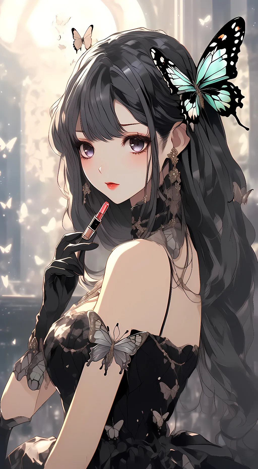 ai character: Miko  background