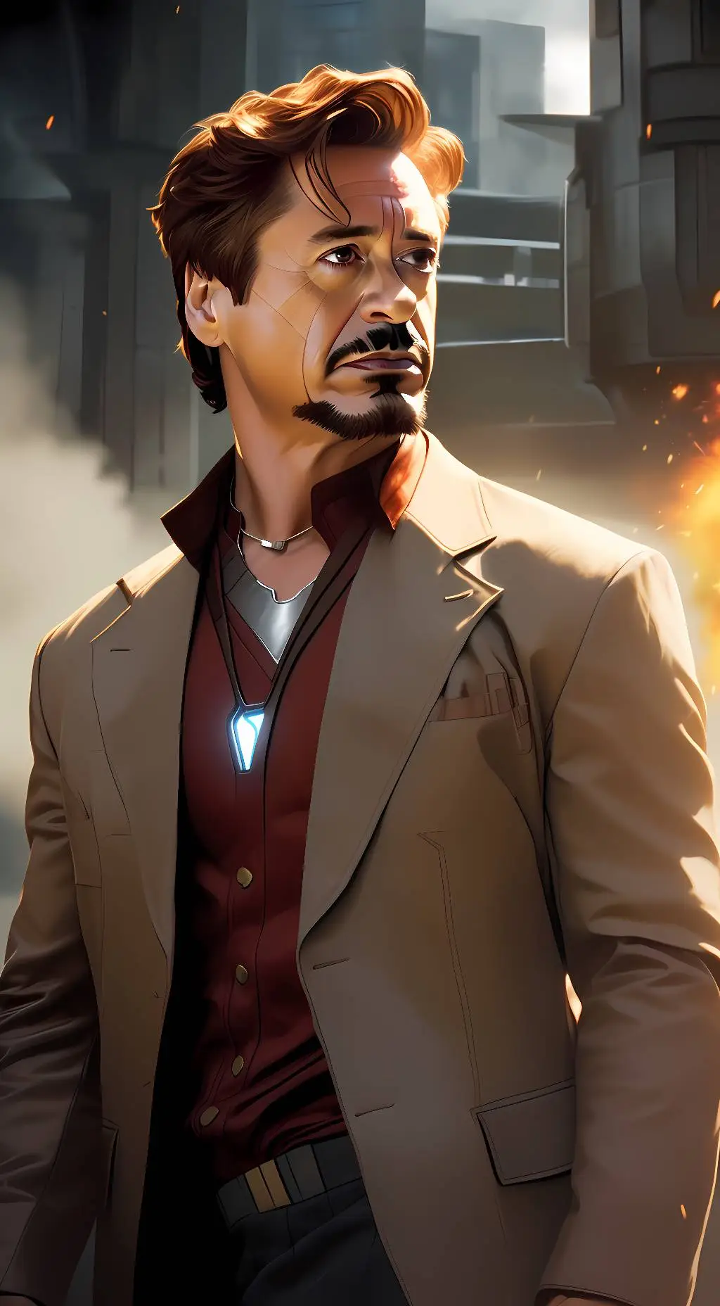 ai character: Tony Stark background