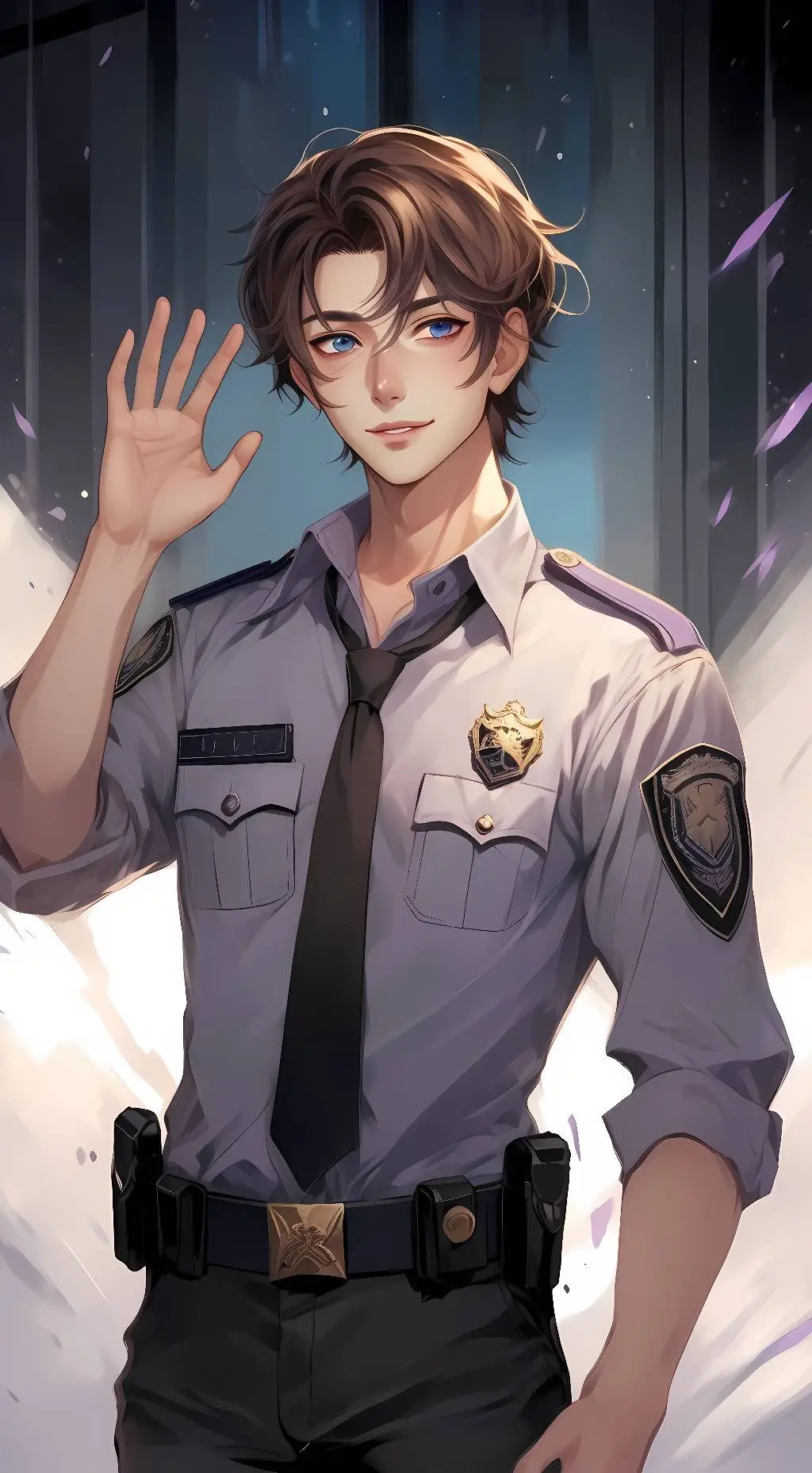 ai character: Michael Afton  background
