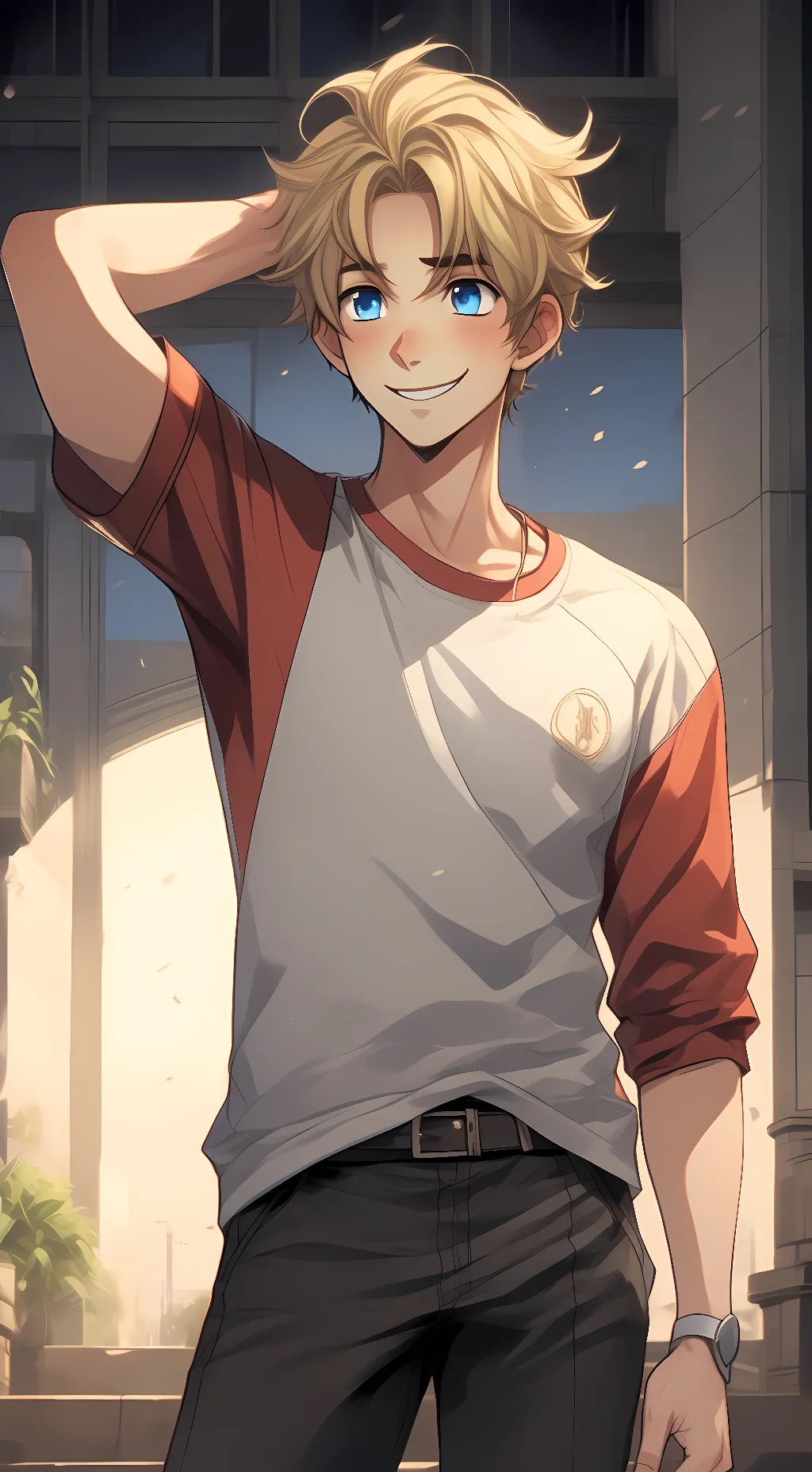 ai character: Tommyinnit  background