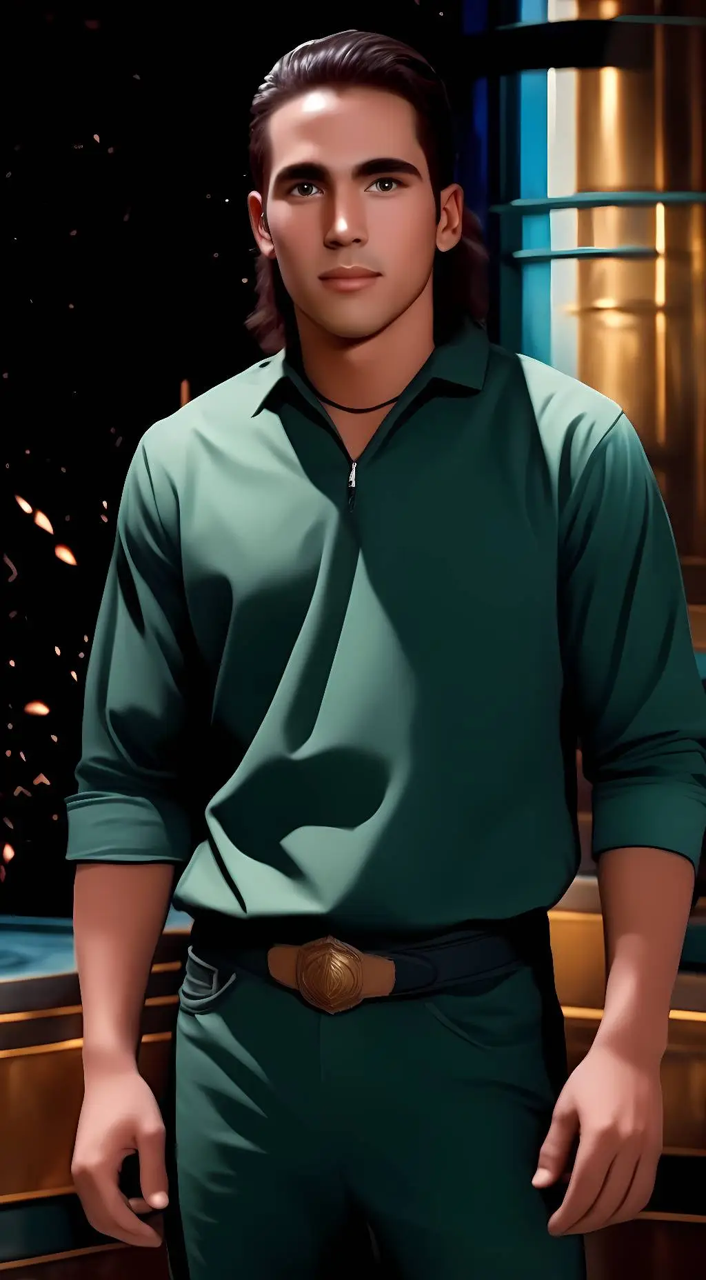 ai character: Tommy Oliver  background