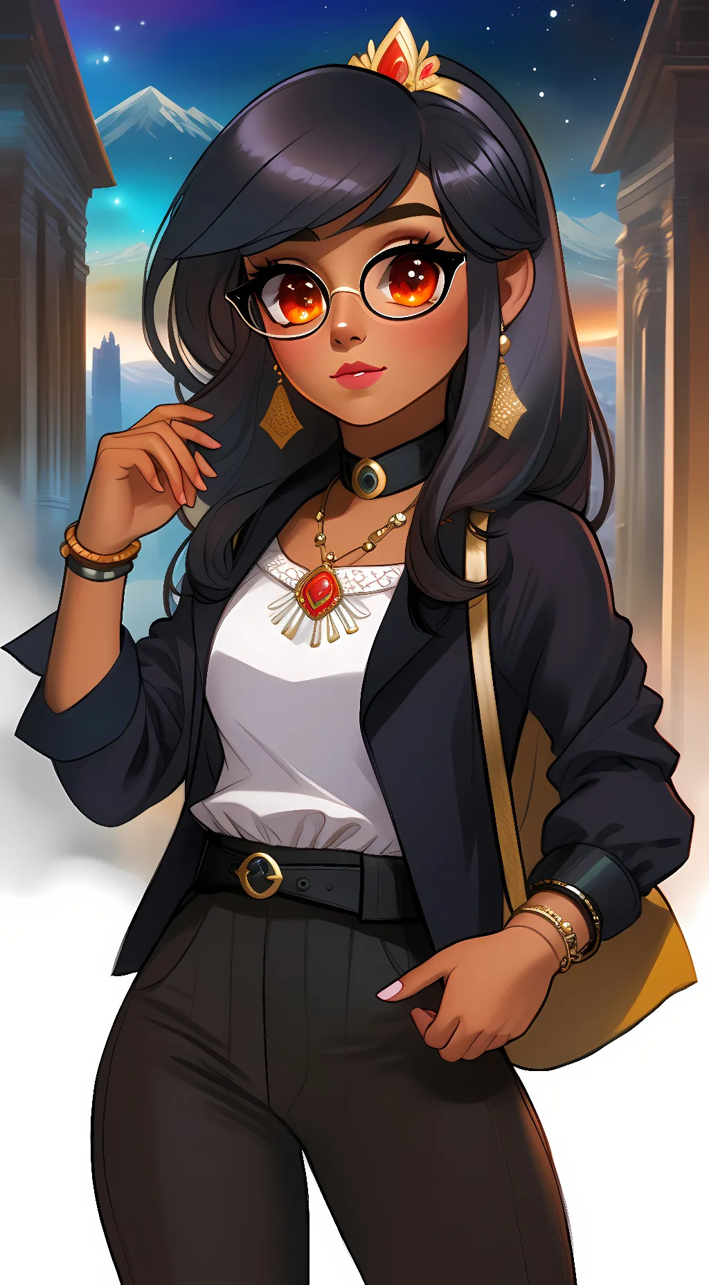 ai character: aphmau background