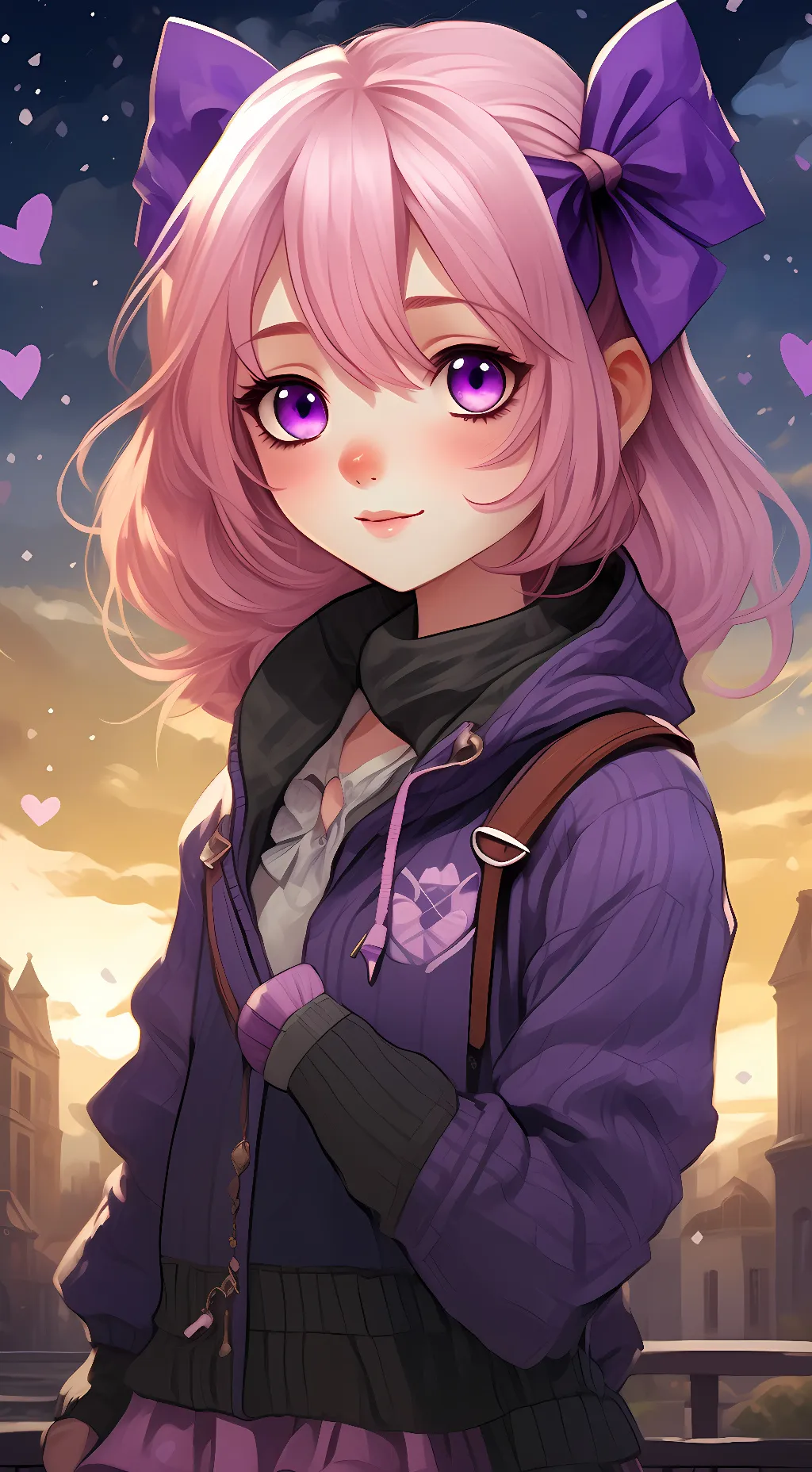 ai character: Melody background