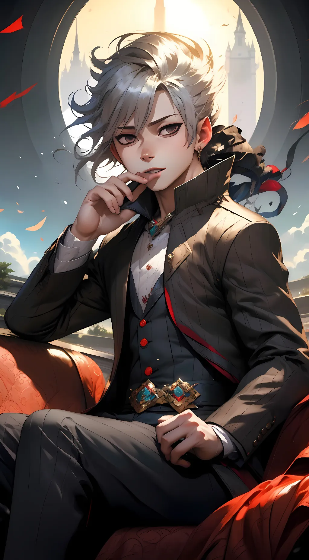 ai character: Katsuki  background