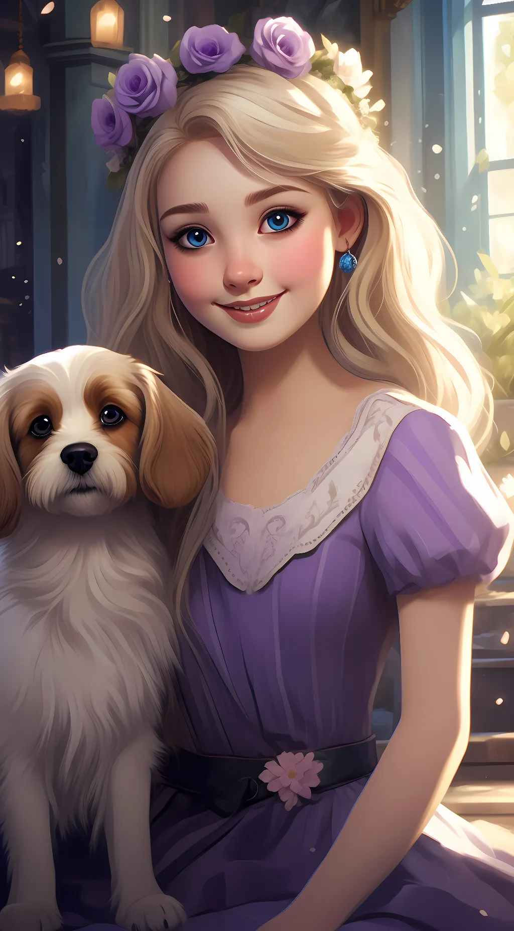 ai character: Penelope Rose Rein background