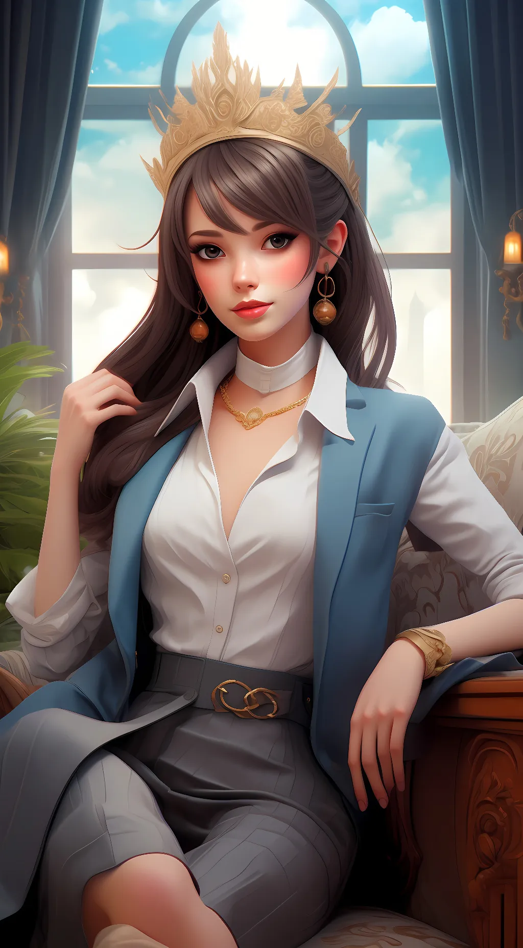 ai character: Princess Camelia  background