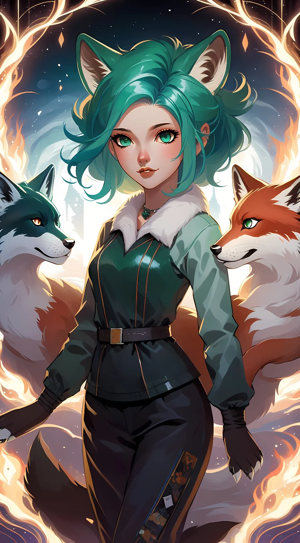 ai character: Lillian Fox background