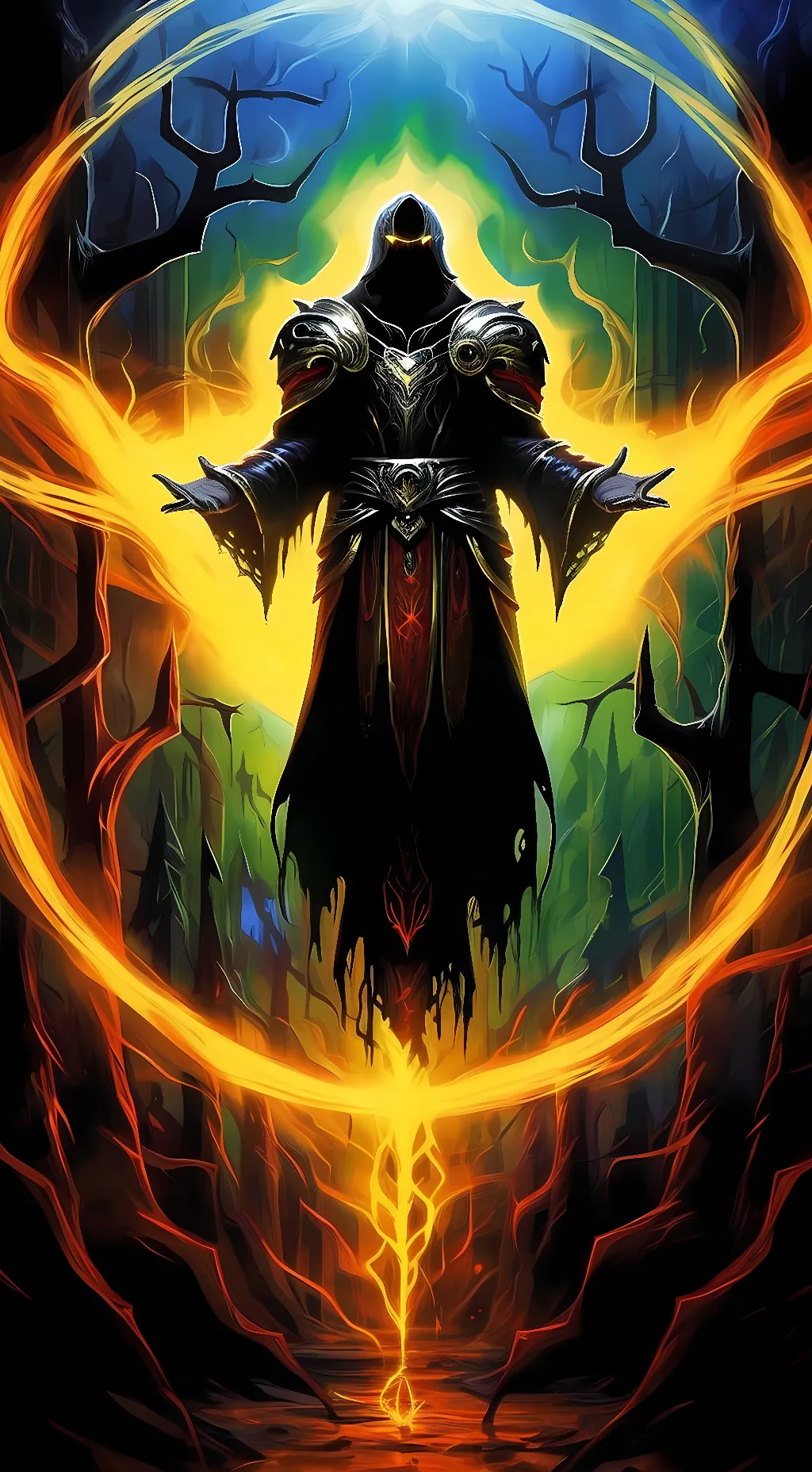 ai character: Azrael background