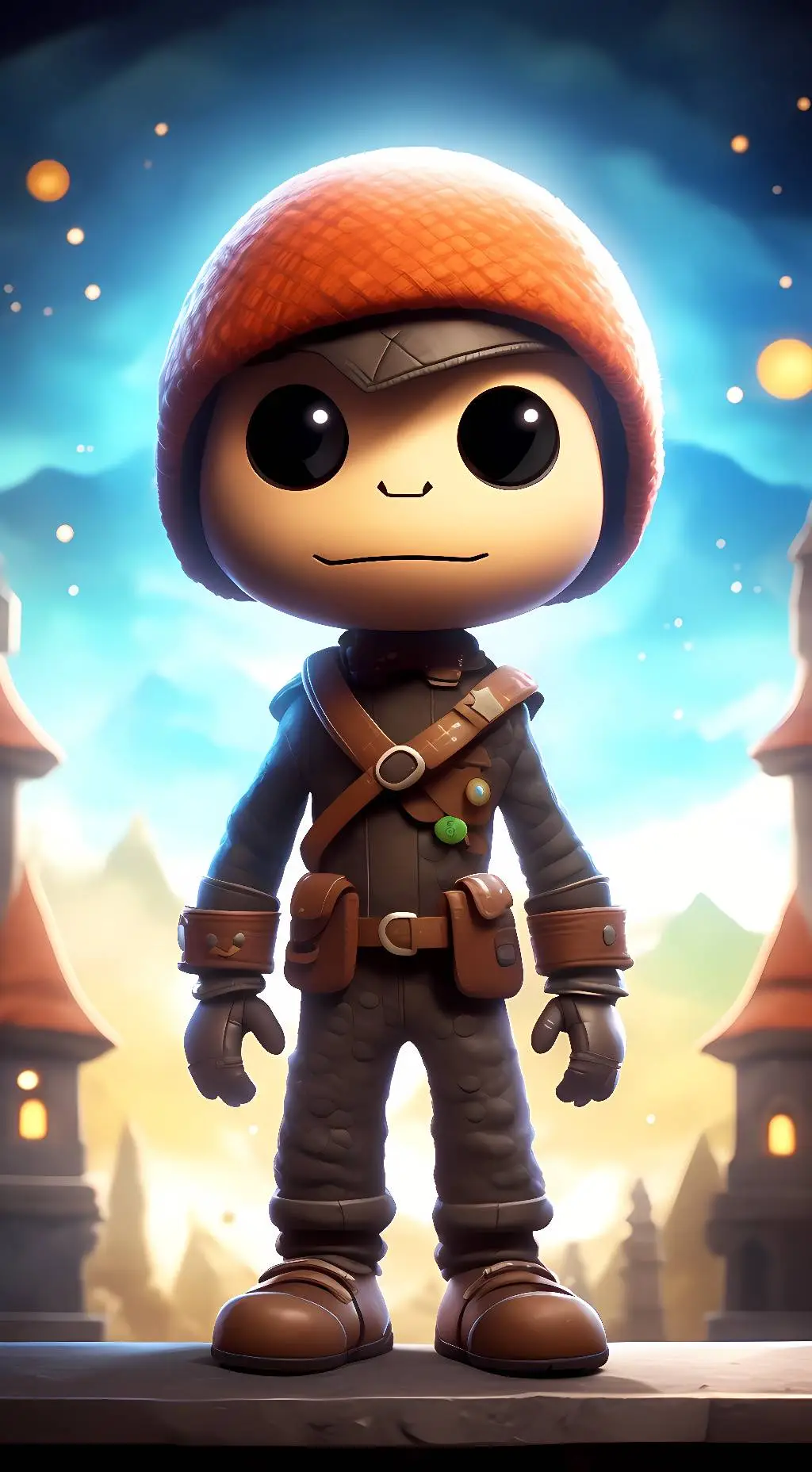 ai character: Sackboy background